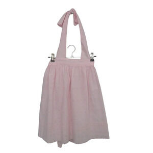 Handmade/Handcrafted Pink Eyelet  Apron